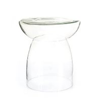 By-Boo Bijzettafel 'Koti' Glas, kleur Transparant