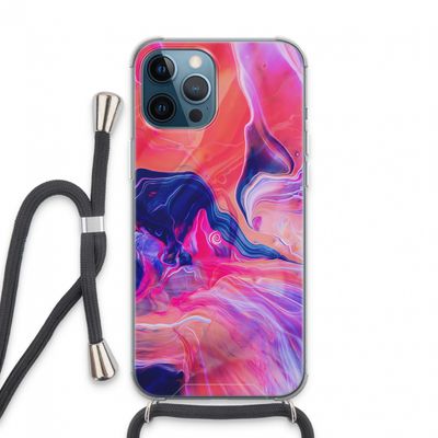 Earth And Ocean: iPhone 13 Pro Max Transparant Hoesje met koord