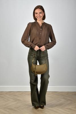 Marant Etoile blouse Noeline HT0189FA-C3J01E khaki
