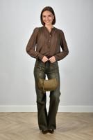 Marant Etoile blouse Noeline HT0189FA-C3J01E khaki