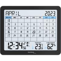 Techno Line WT2600 Zendergestuurd Kalender Zwart Alarmtijden 2