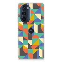 Motorola Edge 30 Pro TPU bumper Funky Retro - thumbnail