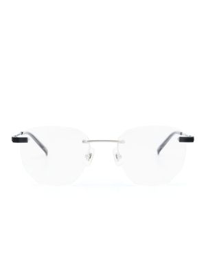 Dunhill lunettes de vue à design sans monture - Gris