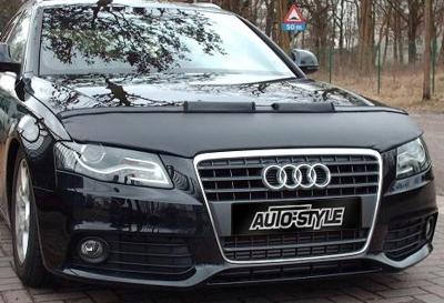 Motorkapsteenslaghoes Audi A4 B7 2008- zwart PB901503