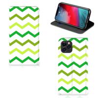 Apple iPhone 11 Pro | Hoesje met Magneet | Zigzag Groen
