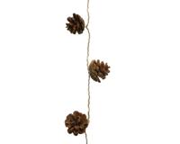 Micro LED strengverlichting den.appel 390 cm 40L zilver/warm wit - Lumineo