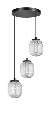 Hanglamp Kristel round 3LT