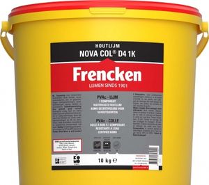 Frencken Nova Col D4 1K Watervaste Houtlijm 10kg