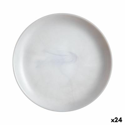 Dessertbord Luminarc Diwali Granit Marb Tweekleurig Glas Ø 19 cm (24 Stuks)