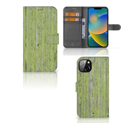 iPhone 14 Plus | Book Style Case | Green Wood