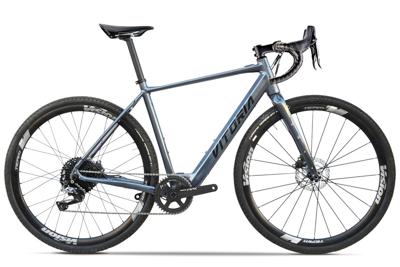 Vitoria e-Nyx Hybrid Gravel Elektrische Fiets - APEX - Grijs Vitoria e-Nyx Hybrid Gravel Elektrische Fiets - APEX - Grijs