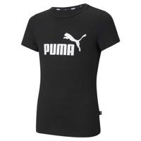 T-Shirt met Korte Mouwen voor kinderen Puma Ess Logo G Zwart Maat 7-8 jaar