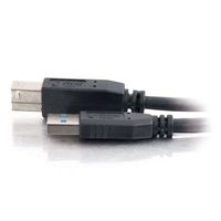 C2G 2m USB 3.0 A Male to B Male Cable USB-kabel USB B Zwart - thumbnail