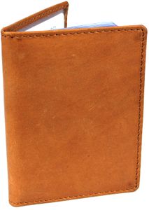 Creditcardhouder leder Wild bruin - 7x1x10 cm - Portemonnee