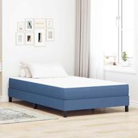 Bedmatras met matras Blauw 120 x 190 cm Stof