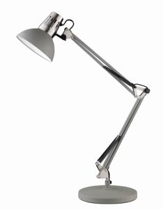 Fischer & Honsel Stoere bureaulamp Pit grijs 98271