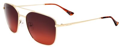 Polar zonnebril Aviator 889 gepolariseerd Cat. 4 goud/oranje Polar zonnebril Aviator 889 gepolariseerd Cat. 4 goud/oranje