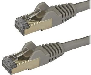 StarTech.com 2m grijs Cat6a Ethernet netwerkkabel shielded (STP) Cat6a patchkabel Cat 6a