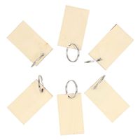 Lobbes houten sleutelhangers, 6st.