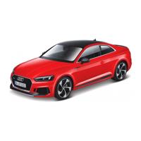 Modelauto Audi RS5 - Coupe - rood - schaal 1:24 - 19 x 8 x 5 cm - speelgoedauto