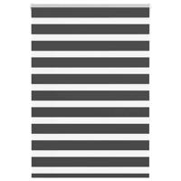 VidaXL Zebra rolgordijn 100x150 cm stofbreedte 95,9 cm zwart