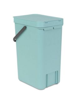 Brabantia Sort & Go Afvalemmer / Opberger 16 L - Lichtblauw