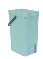 Brabantia Sort & Go Afvalemmer / Opberger 16 L - Lichtblauw - thumbnail