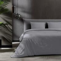 Flanel Dekbedovertrek + Hoeslaken - Lichtgrijs - Dekbed-Discounter.nl