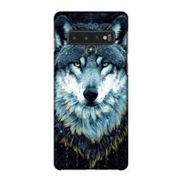 Darkness Wolf: Samsung Galaxy S10 4G Volledig Geprint Hoesje