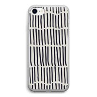 Moroccan stripes: iPhone SE 2020 Transparant Hoesje