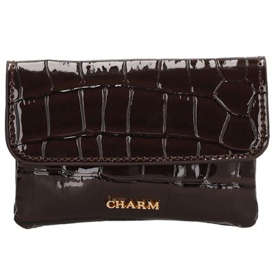 Charm London Etui Portemonnee Knightsbridge Donker Bruin