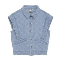 Indian Blue Jeans Zomer gilet meisjes - licht blauw - denim - fancy