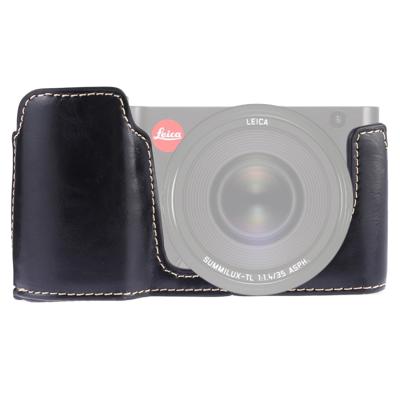 1/4 inch draad PU lederen camera half Case Base voor Leica TL (Typ 701) (zwart)