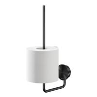 Reserverolhouder Geesa Opal | Zwart metaal geborsteld