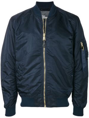 Alpha Industries veste bomber à poche zippée - Bleu