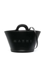 Marni grand sac cabas Tropicalia - Noir