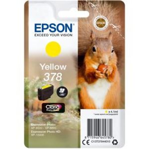 Epson 378 4.1ml 360pagina's Geel inktcartridge - [C13T37844020]