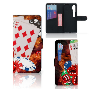 Xiaomi Mi Note 10 Pro Wallet Case met Pasjes Casino