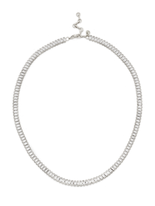 Abrazi Baguette Ketting Zilver