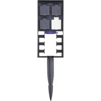 Oase 36310 Buitenstopcontact 4-voudig Zwart Met afstandsbediening, Met grondspies