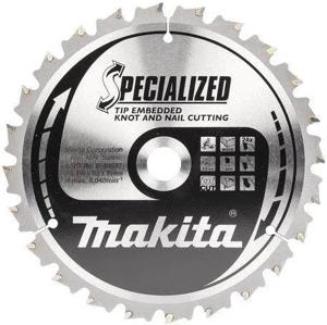 Makita Afkortzaagblad voor Hout | Specialized: Noest/Spijker | Ø 190mm Asgat 20mm 24T - B-40587