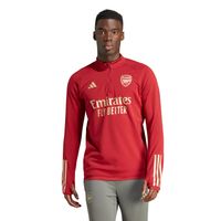 adidas Arsenal Trainingstrui 1/4-Zip 2023-2024 Donkerrood Goud