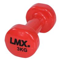 LMX. Vinyl dumbbellset l 3kg l Rood LMX. Vinyl dumbbellset l 3kg l Rood