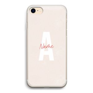 Strawberry Milkshake: iPhone 7 Transparant Hoesje