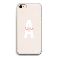Strawberry Milkshake: iPhone 7 Transparant Hoesje