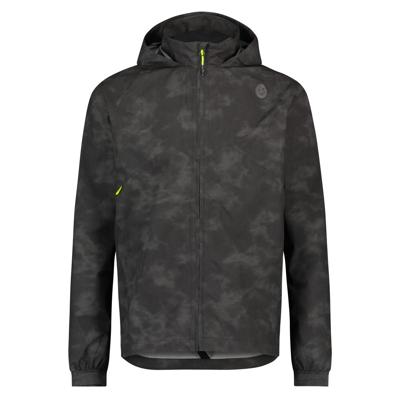 AGU Compact Regenjas Commuter Heren Reflection - Zwart - M - Waterdicht