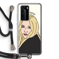 Mary Kate: Huawei P40 Pro Transparant Hoesje met koord