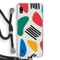 Illustratieve pop 1: Samsung Galaxy A10 Transparant Hoesje met koord