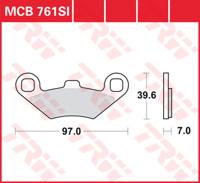 TRW Remblokken, en remschoenen voor de moto, MCB761SI Sinter offroad