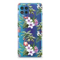 Motorola Moto G100 | TPU Hoesje | Flamingo Palms